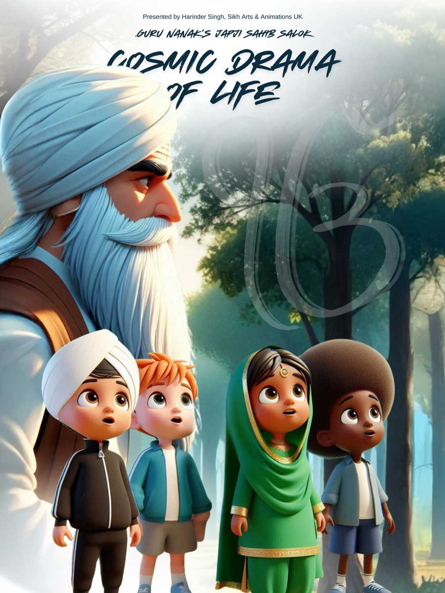 Cosmic Drama of Life Poster